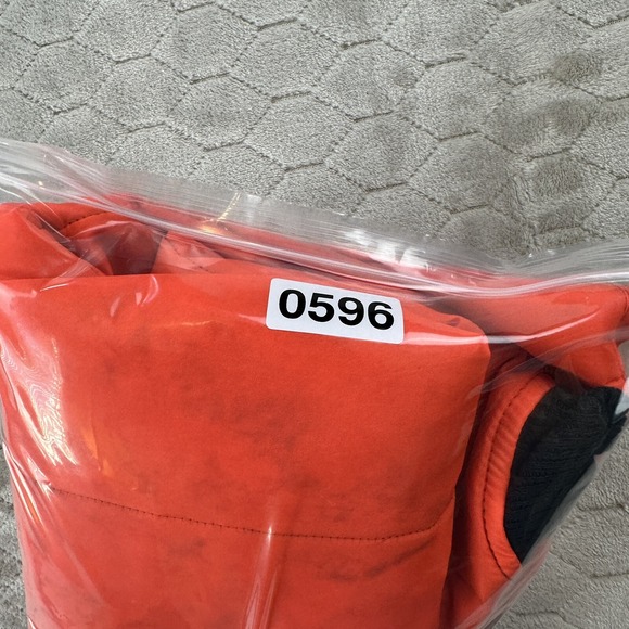 VTG Hunting Vest Reversible Woodland Camo Blaze Orange - Sz L - Simco Zipper - Picture 14 of 14